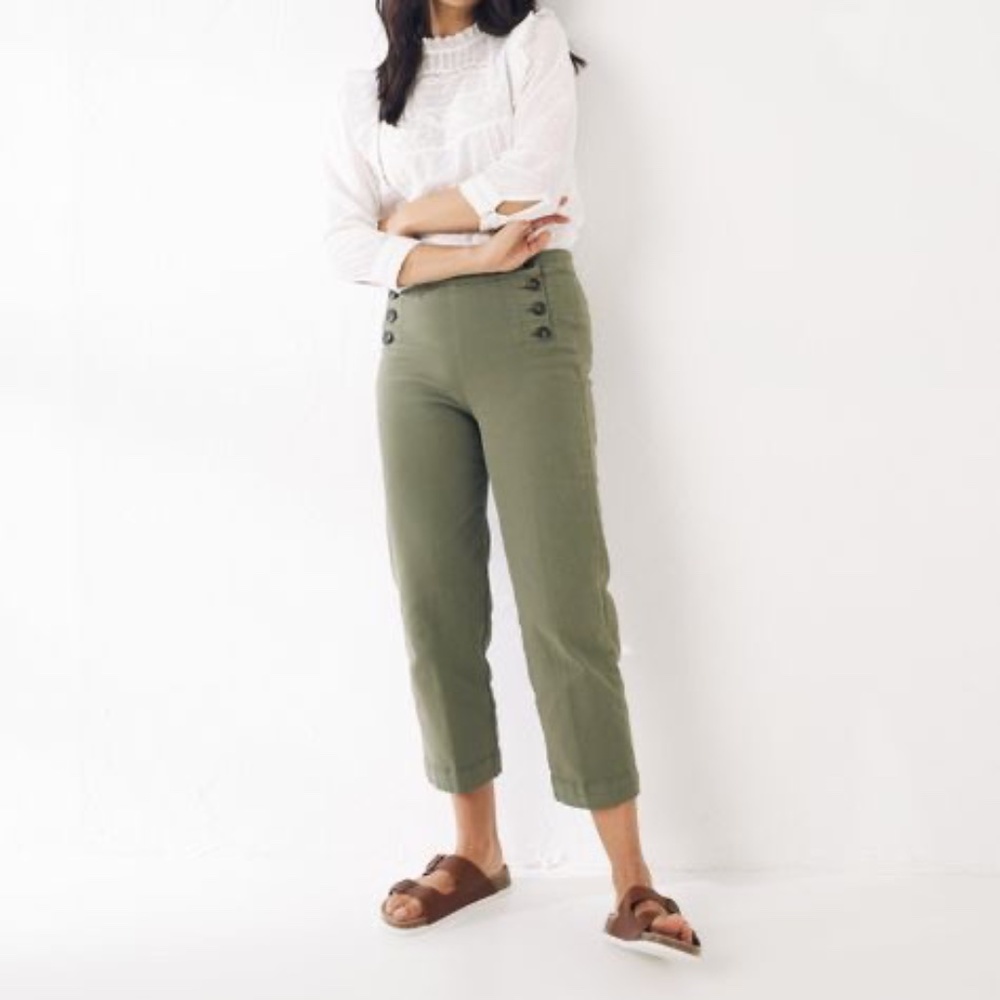 FatFace Faye Sailor Cropped Pants